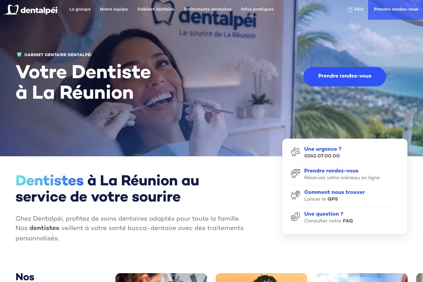 Aperçu du site dentalpei.re
